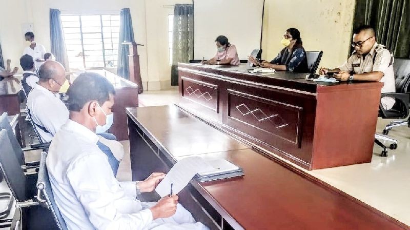 The DTF Kiphire held a meeting with faith based organizations on June 12 at the DC’s conference hall, Kiphire. (DIPR Photo)